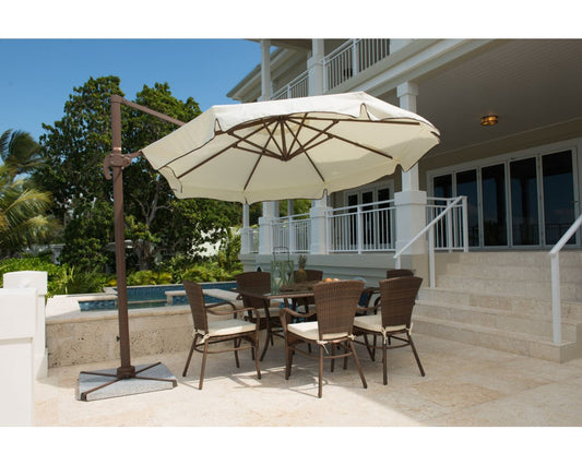Panama Jack Grey Cover for 10ft Round Cantilever Umbrella | PJO-2801-RD-GREY