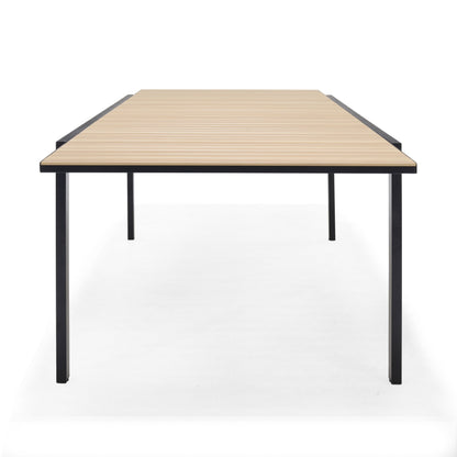 LifestyleGarden Panama Dark Aluminum Extendable Outdoor Dining Table