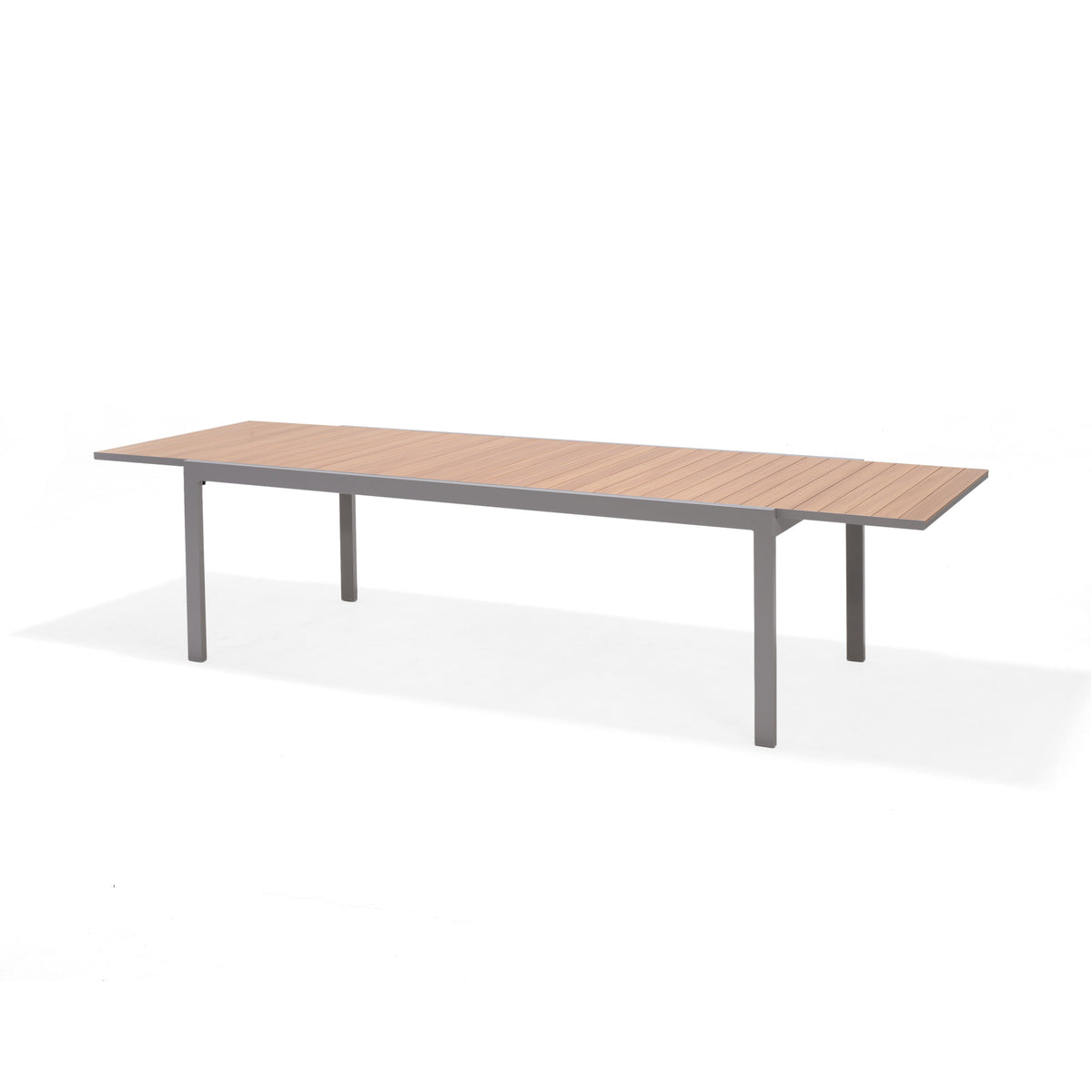 LifestyleGarden Panama Light Aluminum Extendable Outdoor Dining Table