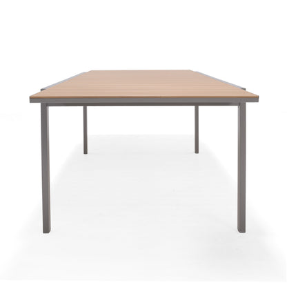 LifestyleGarden Panama Light Aluminum Extendable Outdoor Dining Table