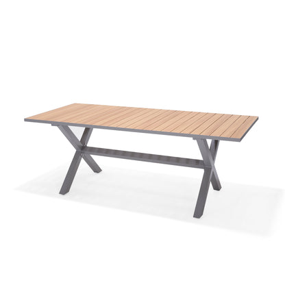 LifestyleGarden Panama Light Aluminum 9 Piece Patio Dining Set