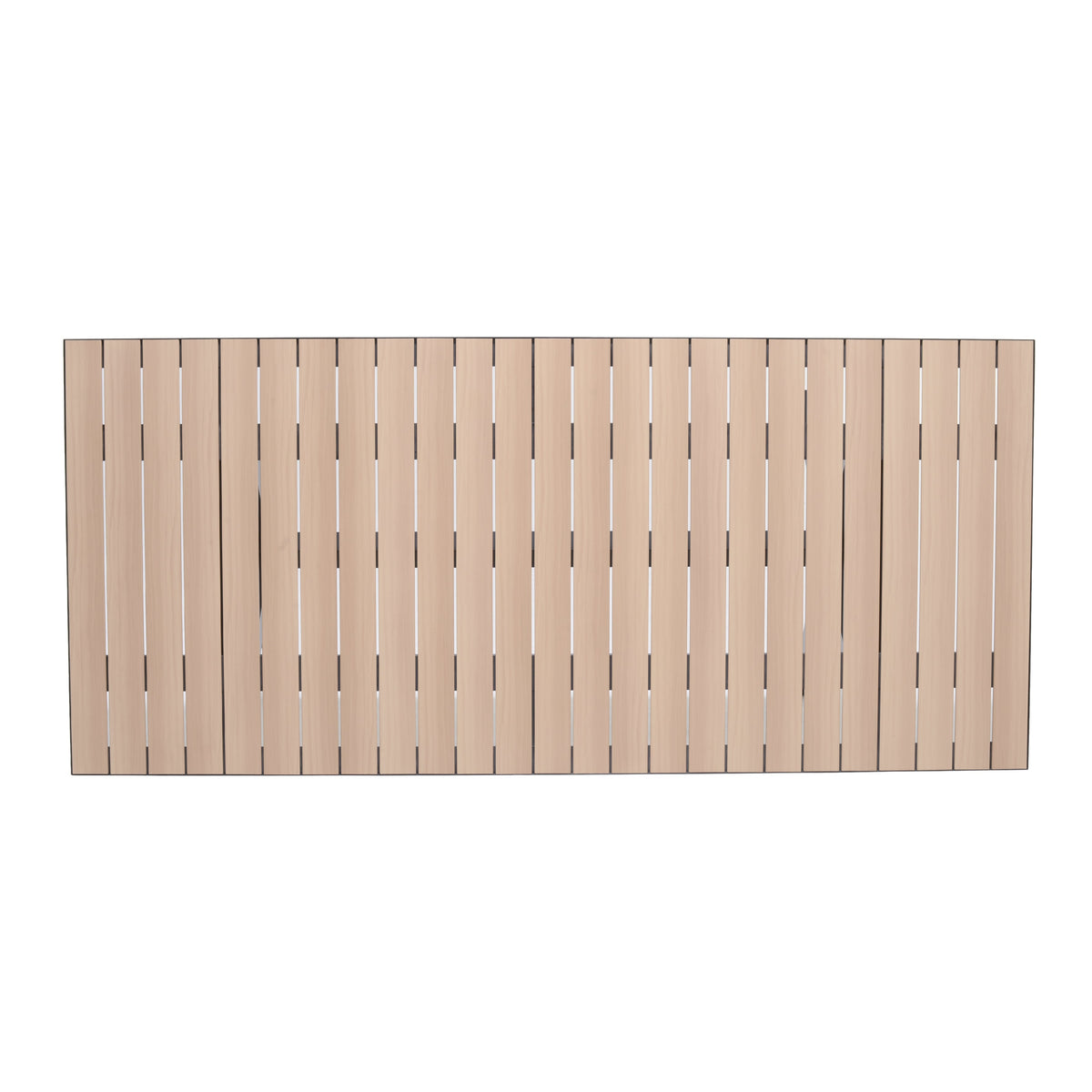 LifestyleGarden Panama Dark Aluminum Rectangular Outdoor Dining Table