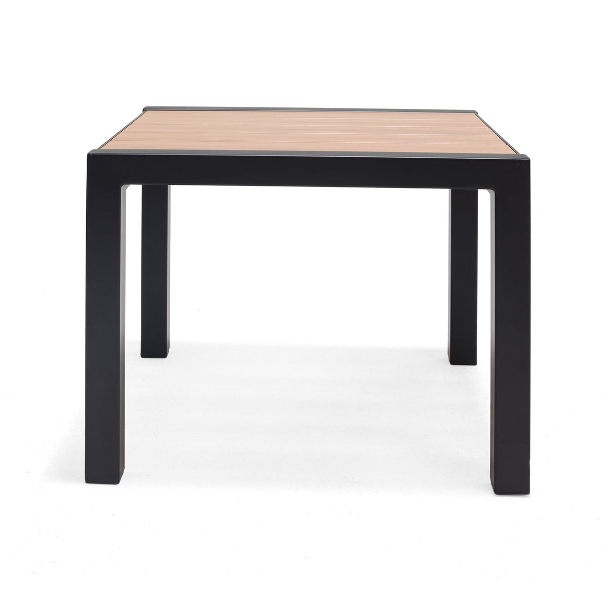 LifestyleGarden Panama Dark Aluminum Square Outdoor Side Table