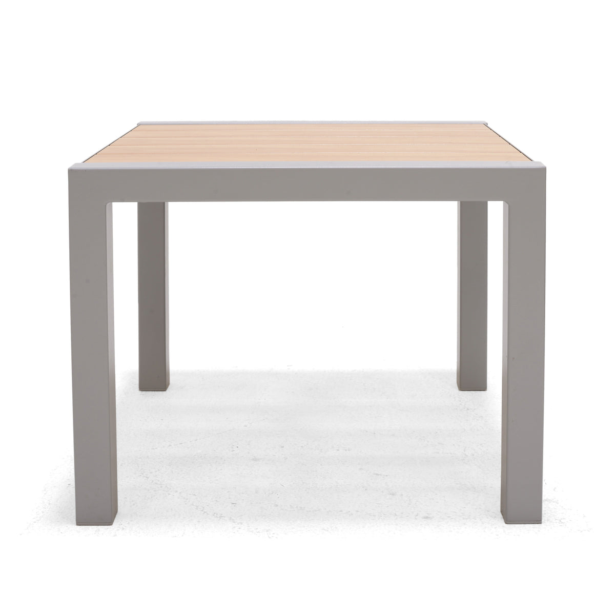 LifestyleGarden Panama Light Aluminum Square Outdoor Side Table