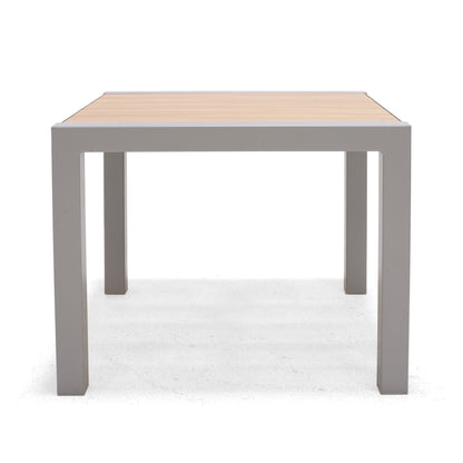 LifestyleGarden Panama Light Aluminum Square Outdoor Side Table