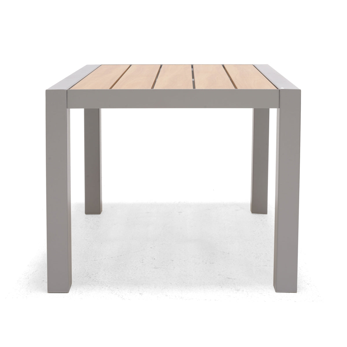 LifestyleGarden Panama Light Aluminum Square Outdoor Side Table