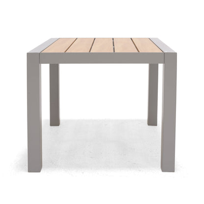 LifestyleGarden Panama Light Aluminum Square Outdoor Side Table