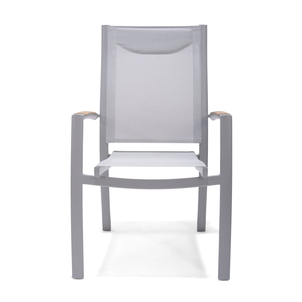 LifestyleGarden Panama Light Stacking Outdoor Dining Armchairs, Set of 2