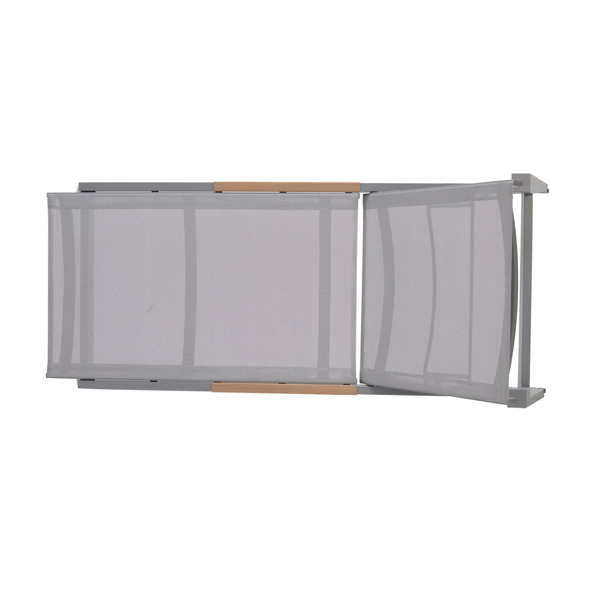 LifestyleGarden Panama Light Stacking Outdoor Sun Lounger with Wheels