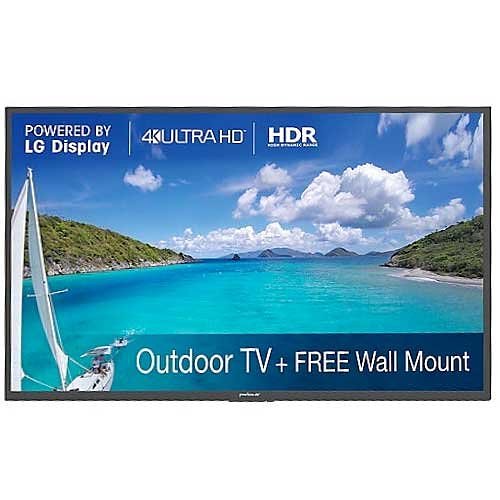 Peerless-AV 75 Neptune Partial Sun Series 4K HDR Outdoor Smart TV and Outdoor Tilting Wall Mount  NT753