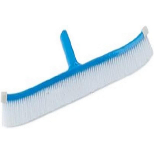 Pentair R111386 18-Inch 812VL Molded Back End Cap Curved Swimming Pool Brush with White Nylon Bristle