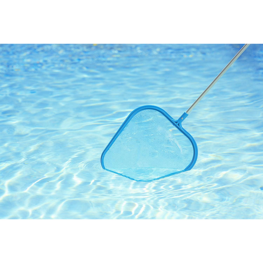 Poolmaster PM18207 Swimming Pool Leaf Skimmer with 4-Foot Two-Piece Pole