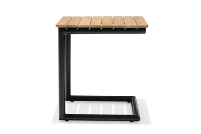 LifestyleGarden Portals Dark C Shape Outdoor Side Table