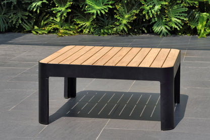 LifestyleGarden Portals Dark Square Outdoor Coffee Table