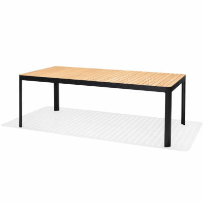 LifestyleGarden Portals Dark Rectangular Outdoor Dining Table