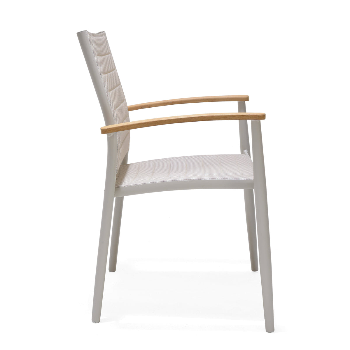 LifestyleGarden Portals Light Stacking Outdoor Dining Armchairs, Set of 2