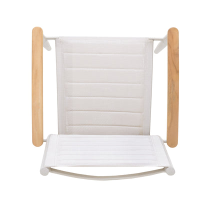 LifestyleGarden Portals Light Stacking Outdoor Dining Armchairs, Set of 2