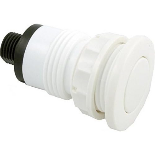 White PresAir Hard Air Actuator - Durable pneumatic control for pools & spas.