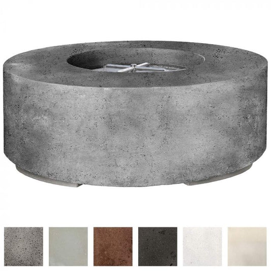 Prism Hardscapes Rotondo 80-Inch Concrete Round Outdoor Fire Pit Bowl