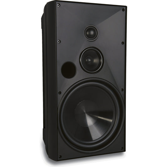 Proficient Audio Outdoor Speaker with 8 Woofer, 3 Graphite Midrange and 1 Pivoting Soft-Dome Tweeter, Pair, Black  AW830BLK