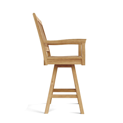 Anderson Teak Rialto Swivel Bar Armhair