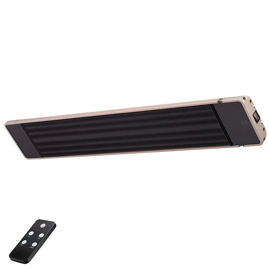 72-inch weatherproof outdoor heater with sleek design, perfect for patios and pools.
