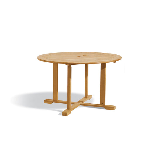 Oxford Garden Oxford Teak 48" Round Dining Table shown on a plain white background
