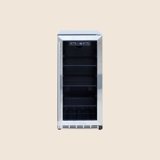 Summerset Outdoor Refrigerator with Glass Door, 15 inch, 3.2 Cu. Ft., RFR-15G