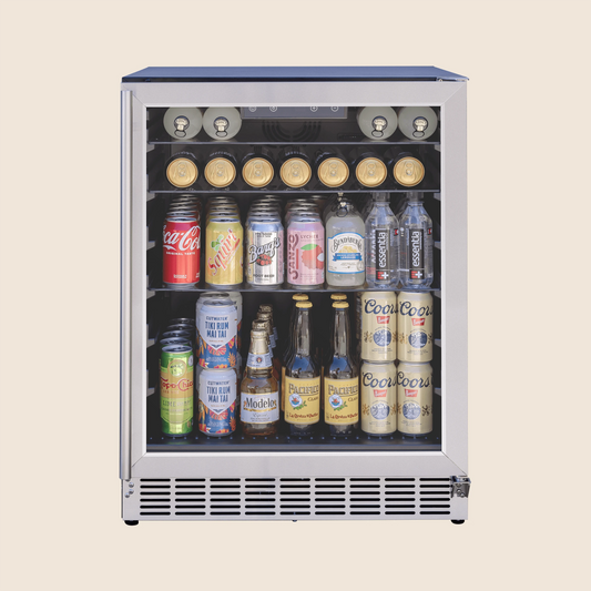 Summerset Outdoor Refrigerator with Glass Door, 24 inch, 5 Cu. Ft., RFR-24G