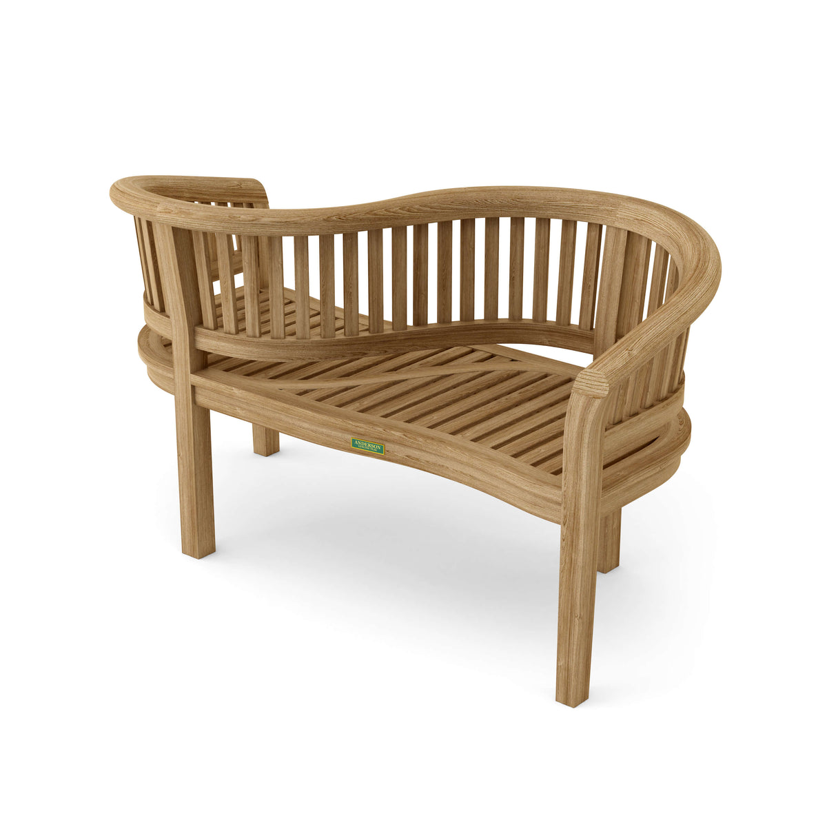 Anderson Teak Curve Love Seat 59"W 28"D 32"H