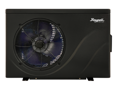 Raypak Crosswind Pool Heat Pump, 61,000 BTU, Titanium, Horizontal Discharge