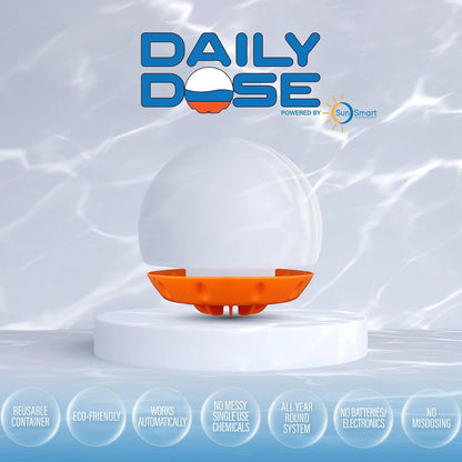 ReThink Pool Care Daily Dose pool chemical dispenser system for consistent daily pool maintenance