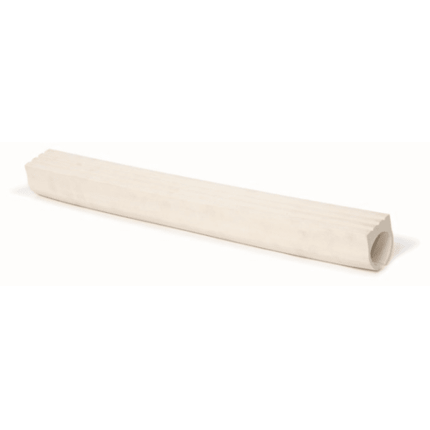 S.R. Smith FC-200A-R white 20 inch U-frame diving board fulcrum cover for 1.90 inch outside diameter tubing