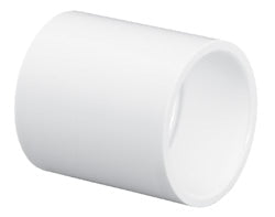 Coupling, Slip White PVC Schedule 40