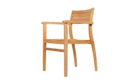 Amazonia Intan Teak Balcony Set with Side Table and 2 Chairs