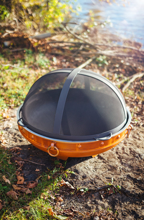 Fire Pit Art Spark Guard, 34.5"