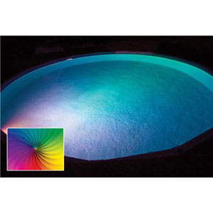 SMART POOL Multicolored Aboveground Pool Underwater Lighting, Easy to Install Under The Top Rail, ETL Listed, NA411, 12 x 2 x 5 inches, White