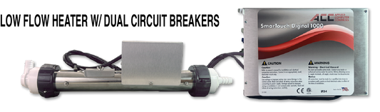 ACC SmarTouch Digital 1000 low flow 4kW spa control with LX-1000 topside, supplier product photo