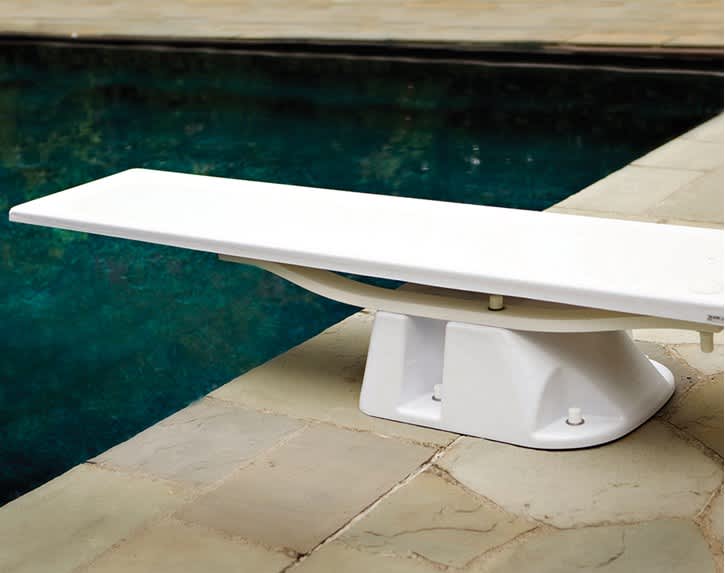 SR Smith 6' Salt Pool Jump System with Frontier III Dving Board Radiant White | 68-211-5962