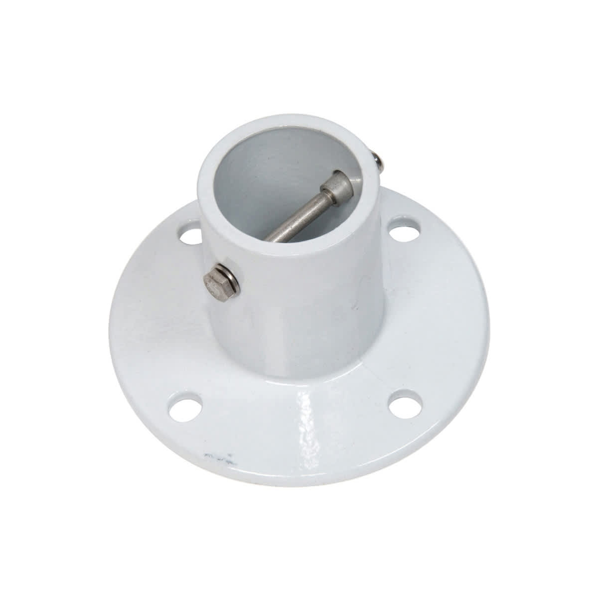 S.R. Smith 75-209-5000 Deck-Mounted Anchor Individual flange, White