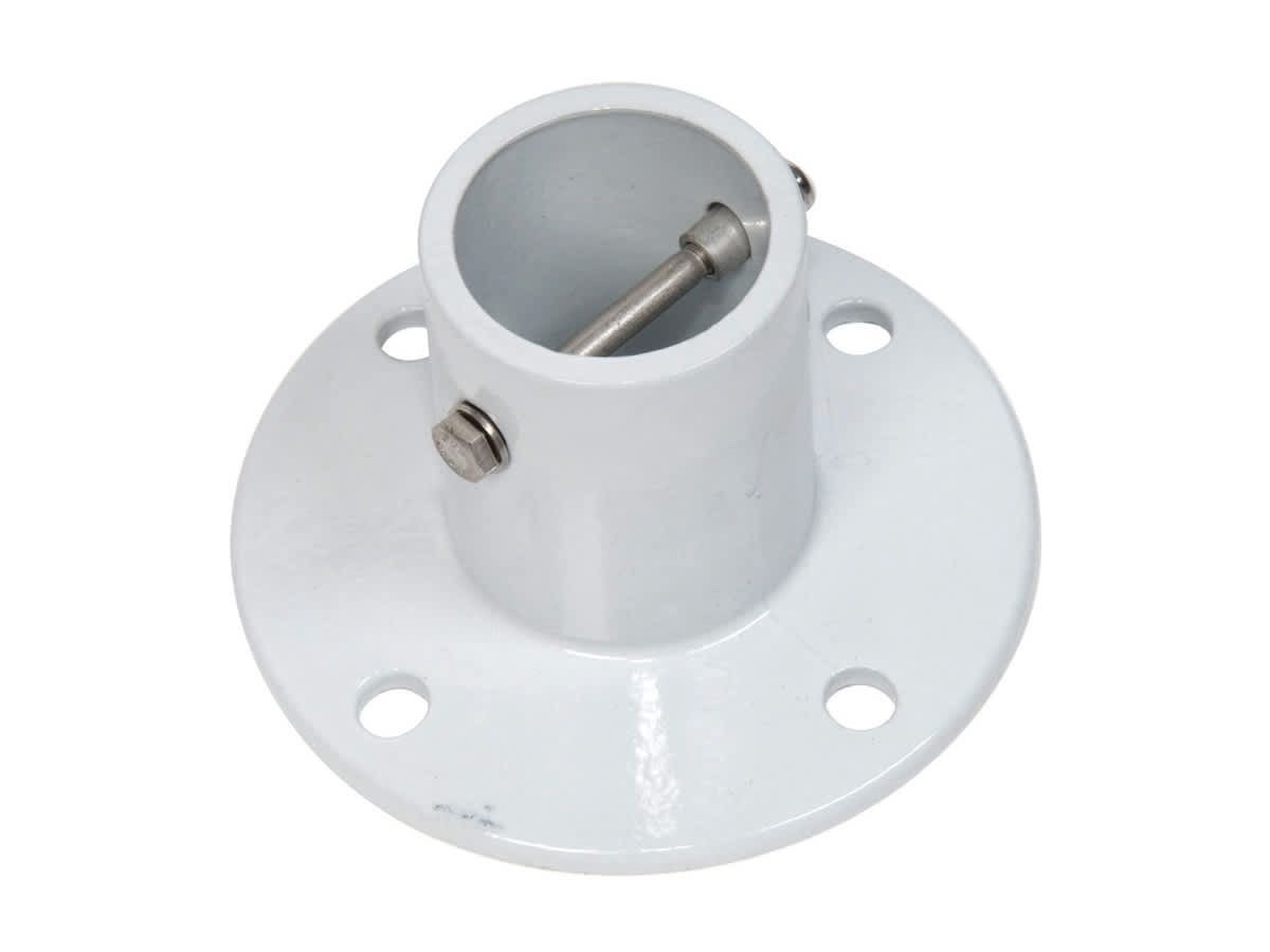 S.R. Smith 75-209-5866 Aluminum Deck-Mounted Anchor Flange Kit for Pools, White