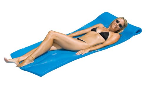 Swimline 70" X 25" 1.25'' Sofskin Tm Floating Mattress - Blue | 12005