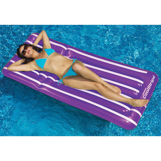 Swimline Cool Stripe Mattress Asst | 90605