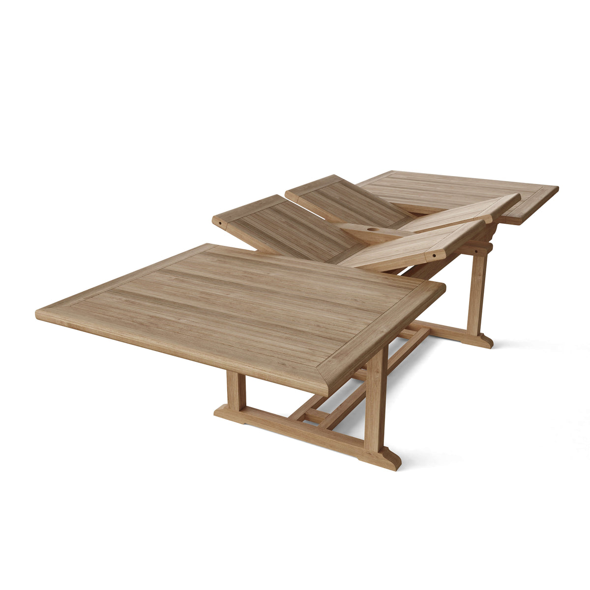 Anderson Teak Valencia Sahara 13-Piece Rectangular Dining Set