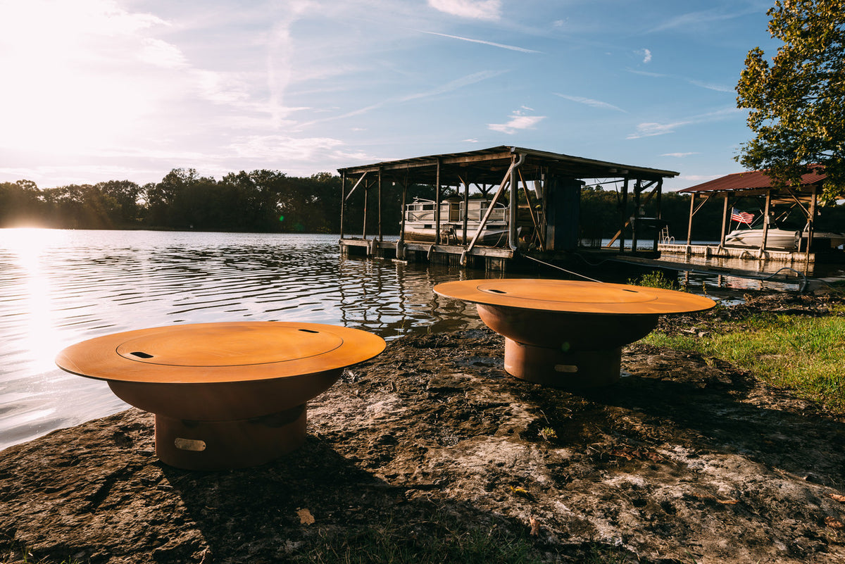 Fire Pit Art Magnum Fire Pit with Lid, 54"