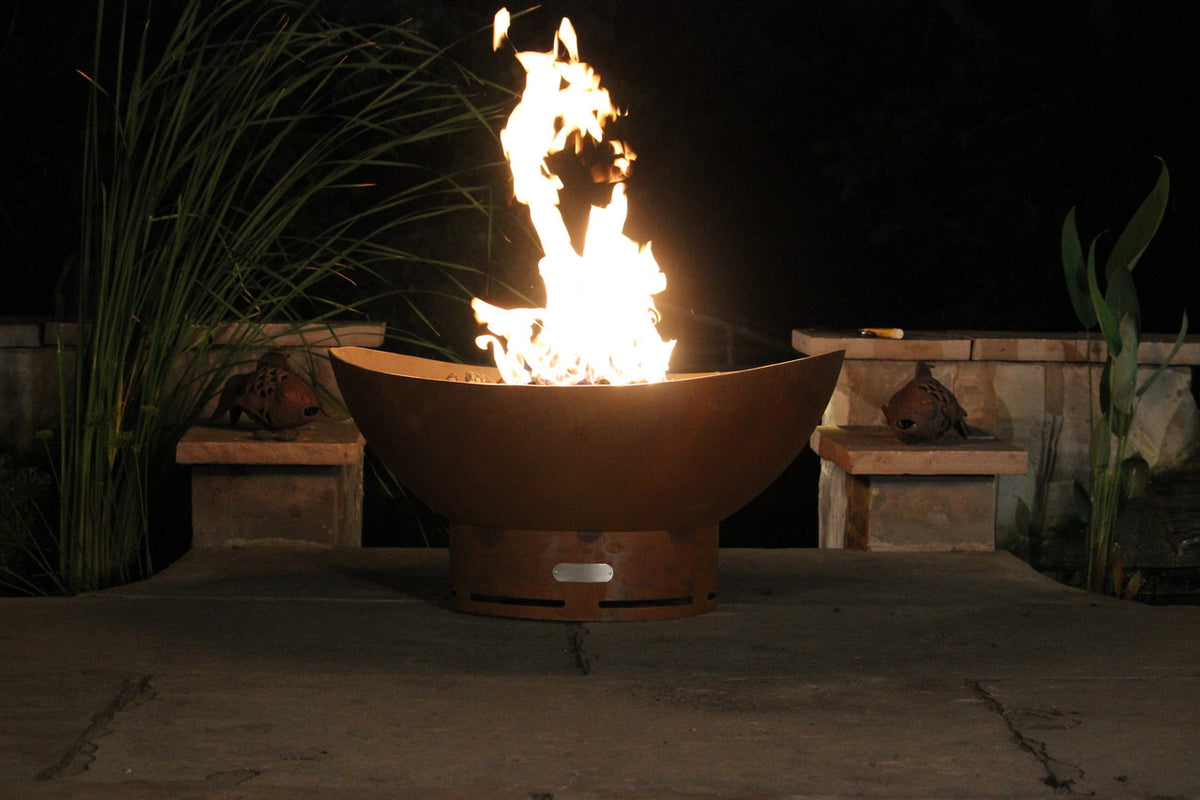 Fire Pit Art Scallop Fire Pit, 36"
