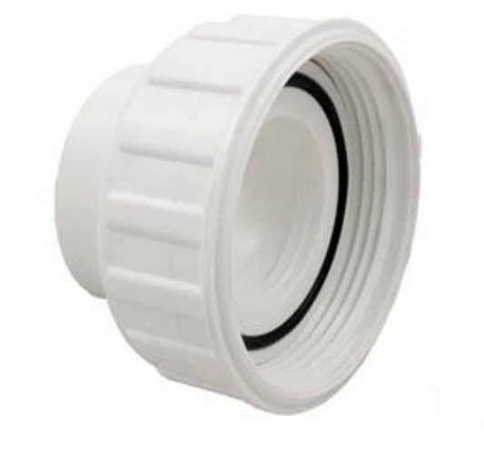 Waterway 2 inch FBT x 1.5 inch Slip / 2 inch Spigot Pump Union, model 400-9230