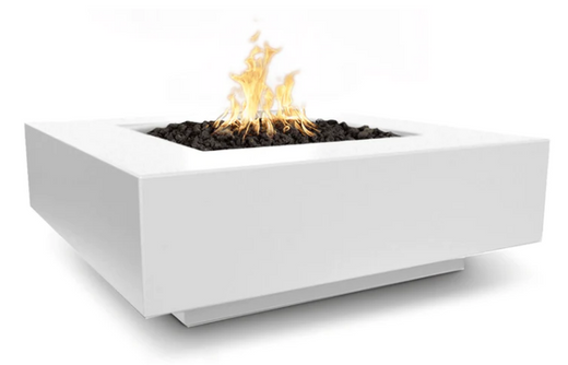 The Outdoor Plus Cabo Fire Pit, 36-inch, square, Corten steel