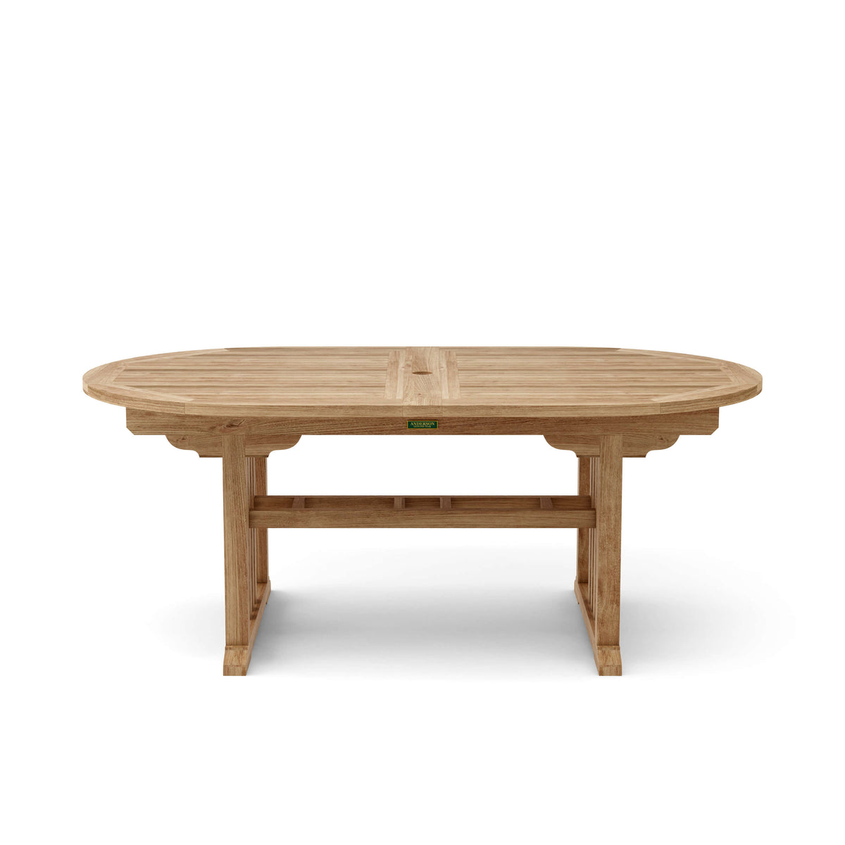 Anderson Teak Sahara 106" Oval Double Ext. Table