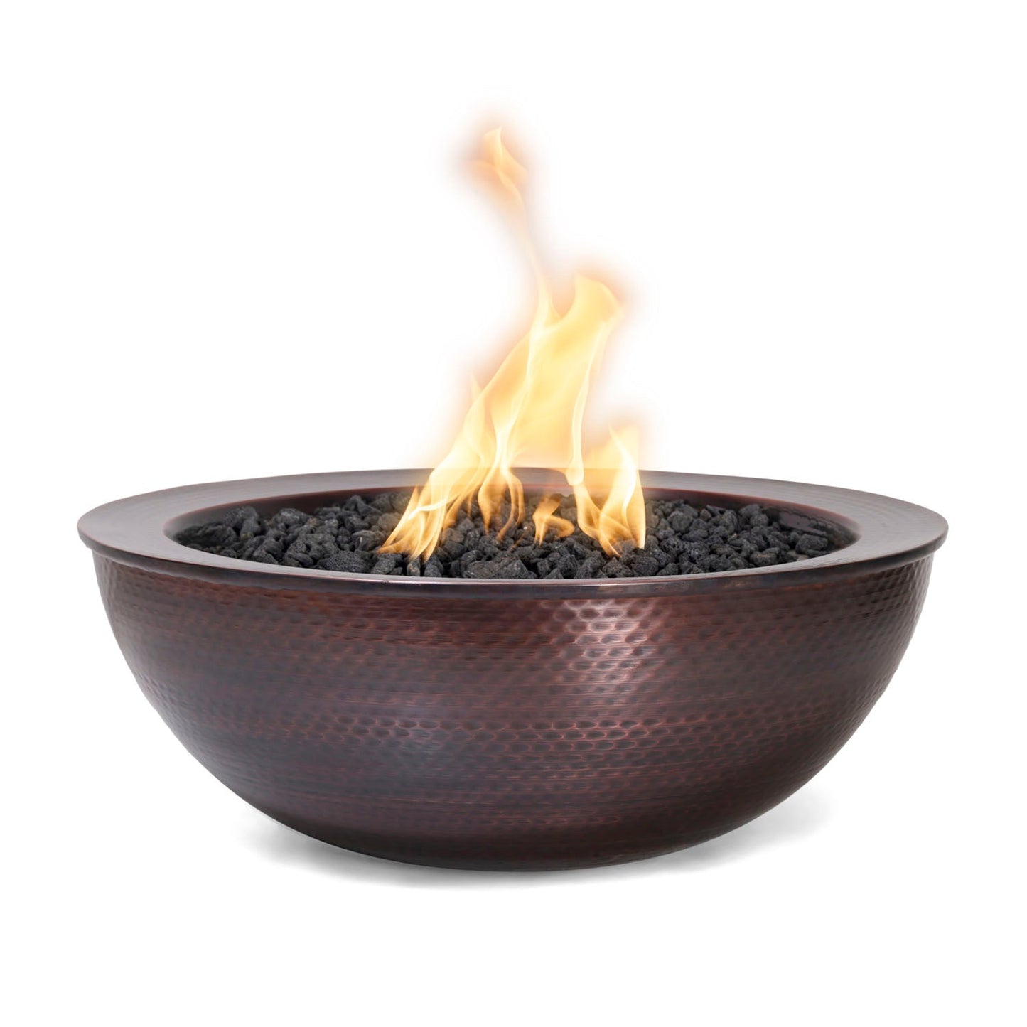 The Outdoor Plus Sedona Fire Bowl, 27", Hammered Copper | OPT-27RCPRFO